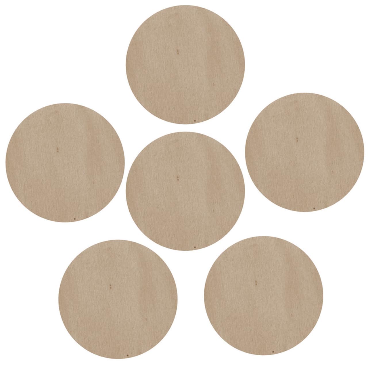 12 Packs: 6 ct. (72 total) 3" Wood Circles by Make Market®